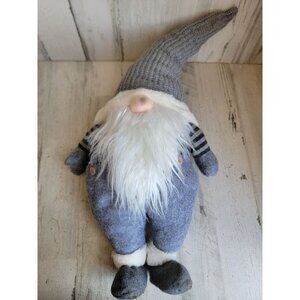 xmas gnome plush blue santa pillow Xmas home before